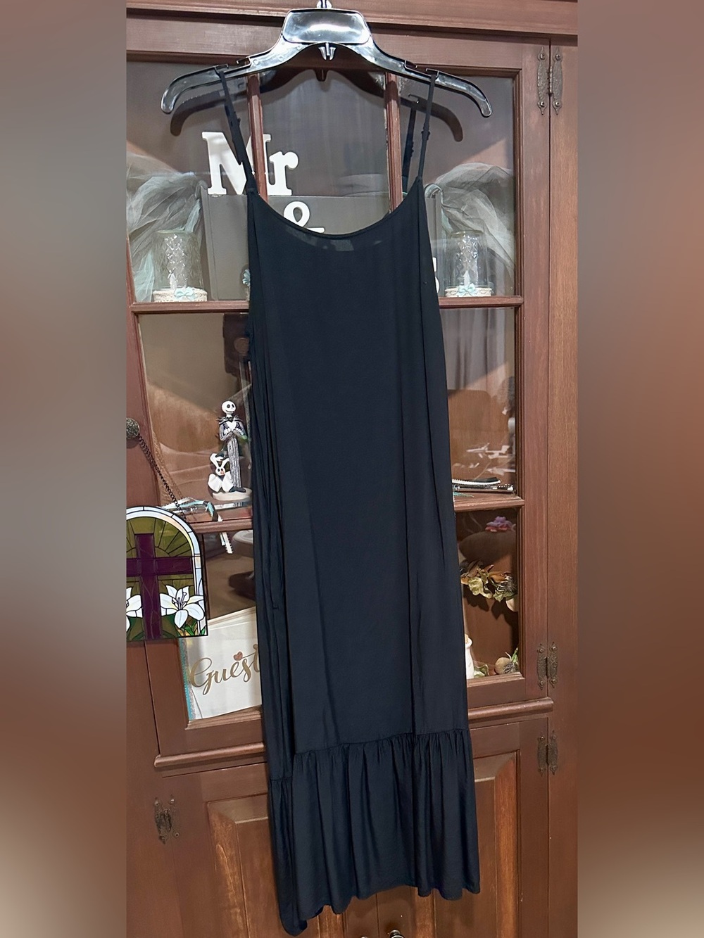 A New Day Black Ruffled Dress